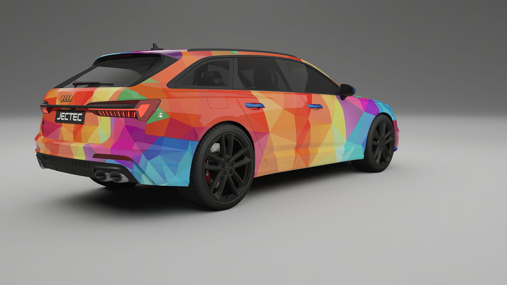 Audi S6 Avant prefacelift pre-LCI C8 VECTOR VIBE – Kit Wrap PPF Personalizzato in Pellicola Poliuretanica Stampabile