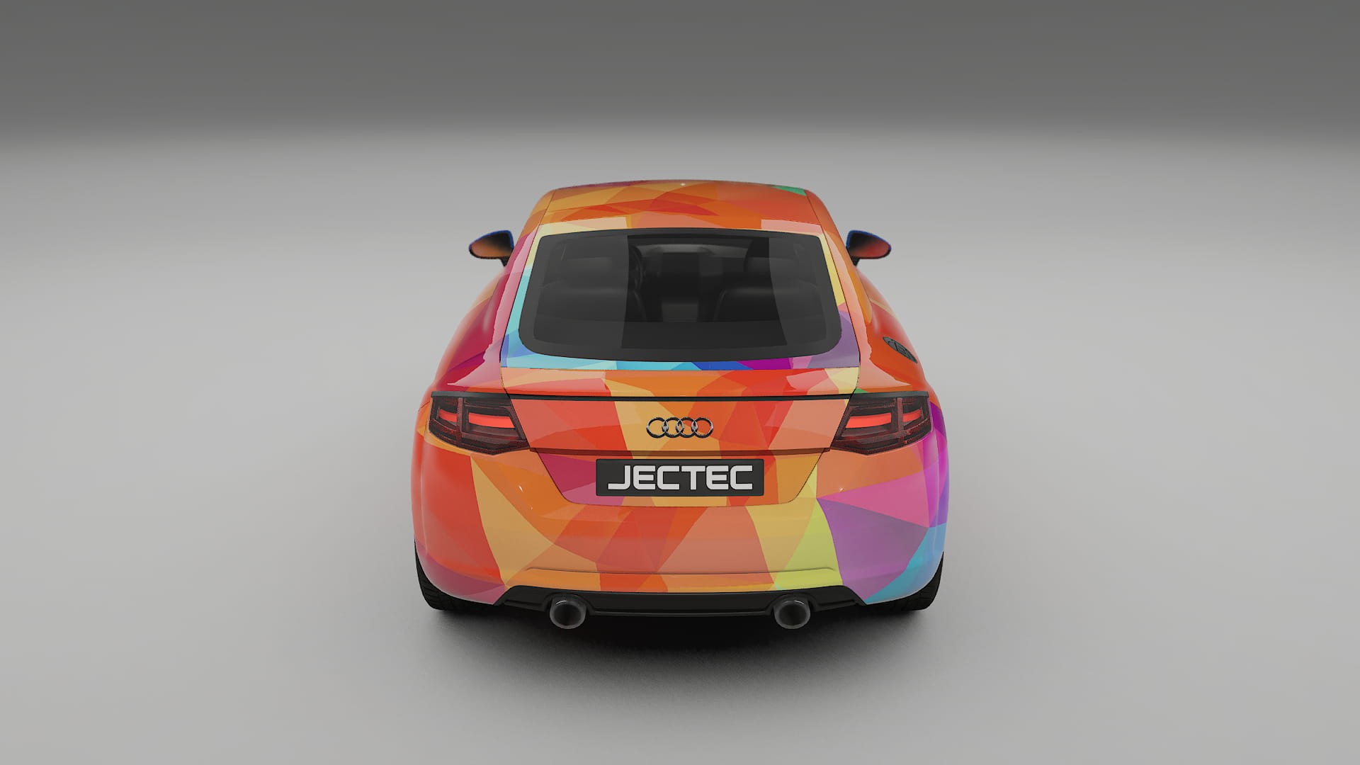 Audi TT Coupe 8S prefacelift pre-LCI VECTOR VIBE – Kit Wrap PPF Personalizzato in Pellicola Poliuretanica Stampabile