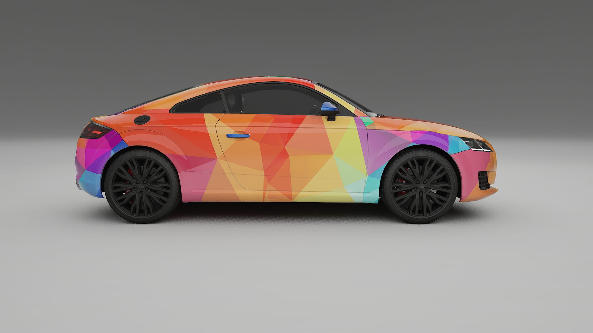 Audi TT Coupe 8S prefacelift pre-LCI VECTOR VIBE – Kit Wrap PPF Personalizzato in Pellicola Poliuretanica Stampabile