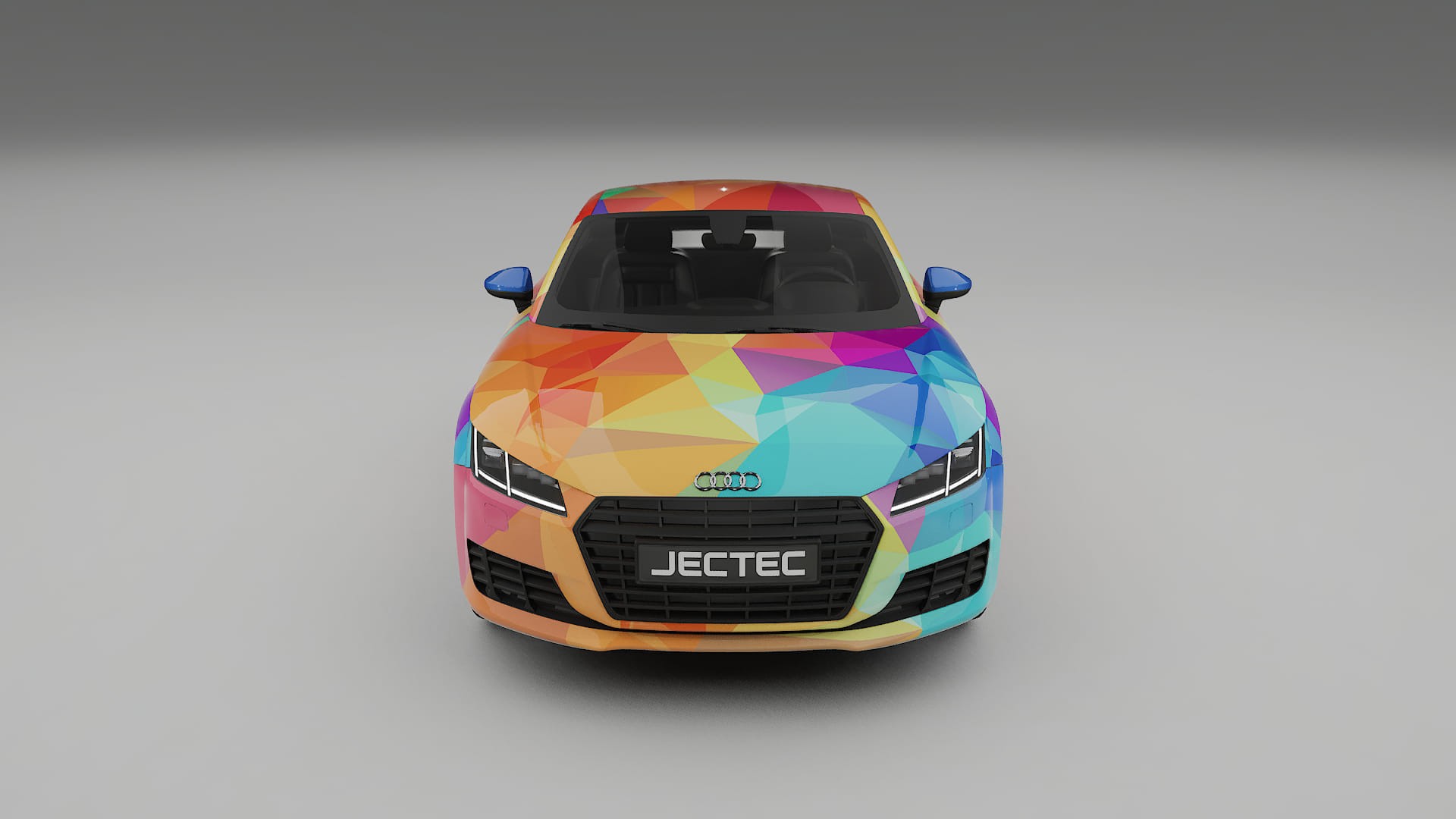 Audi TT Coupe 8S prefacelift pre-LCI VECTOR VIBE – Kit Wrap PPF Personalizzato in Pellicola Poliuretanica Stampabile