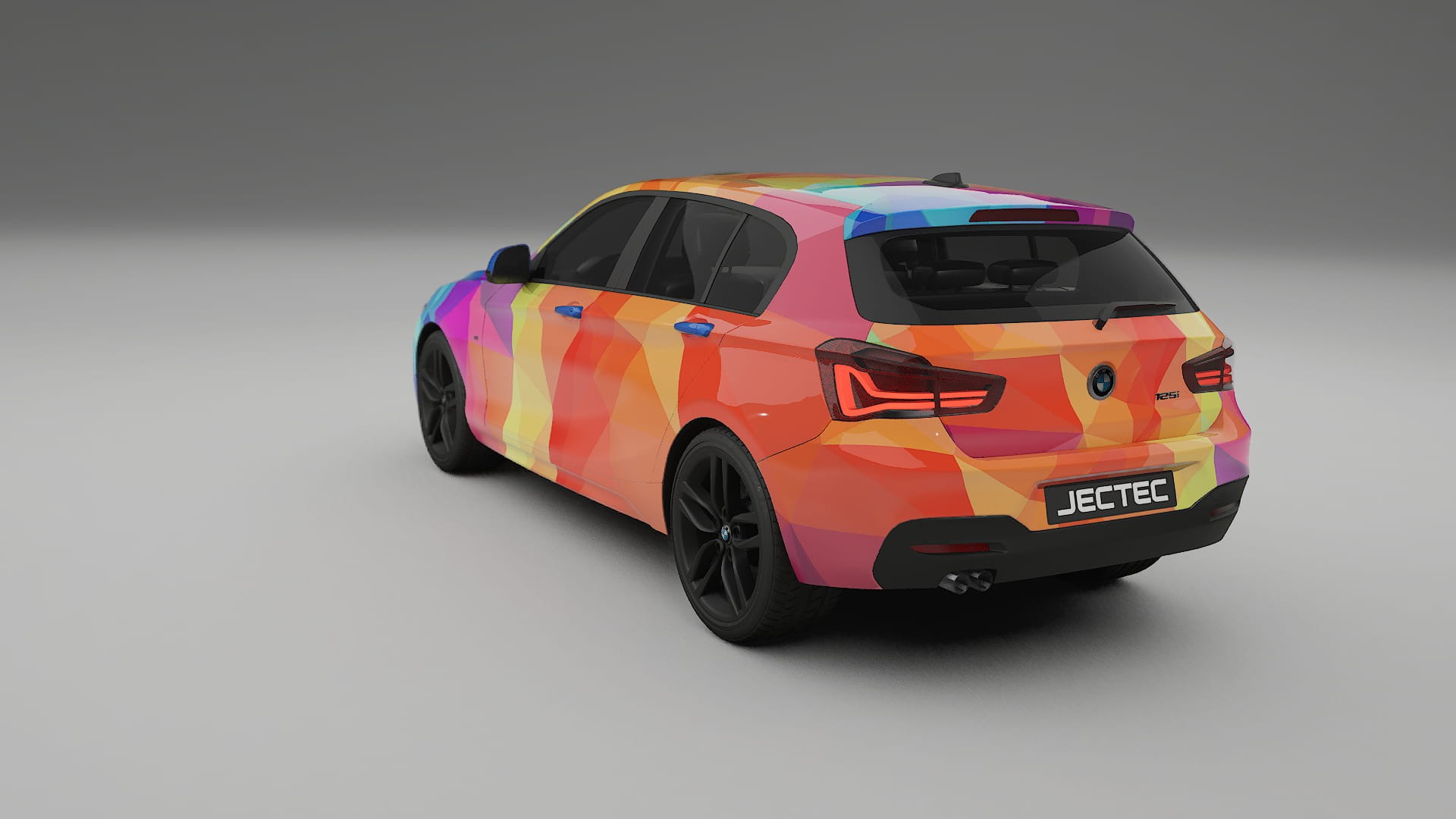 BMW 1 F20 facelift LCI VECTOR VIBE – Kit Wrap PPF Personalizzato in Pellicola Poliuretanica Stampabile