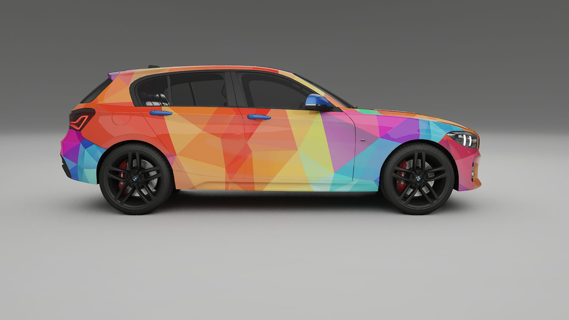 BMW 1 F20 facelift LCI VECTOR VIBE – Kit Wrap PPF Personalizzato in Pellicola Poliuretanica Stampabile