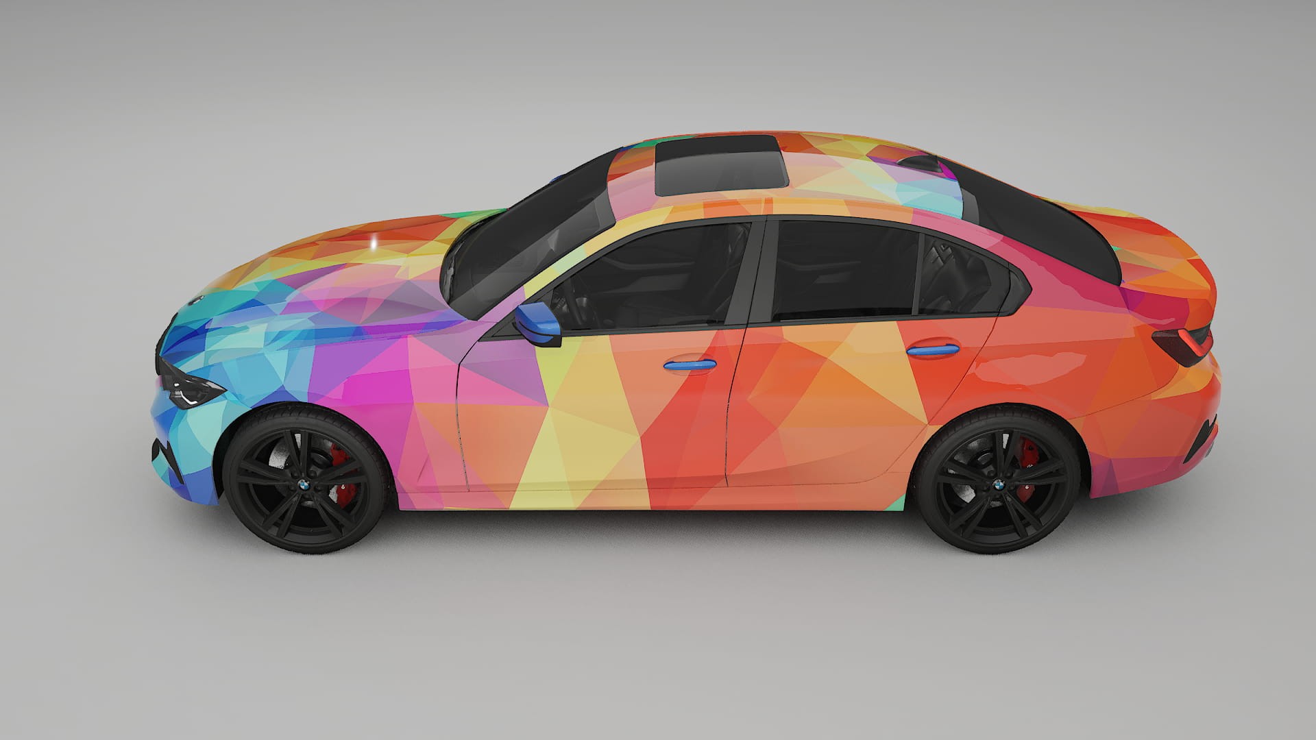 BMW 3 G20 prefacelift pre-LCI VECTOR VIBE – Kit Wrap PPF Personalizzato in Pellicola Poliuretanica Stampabile