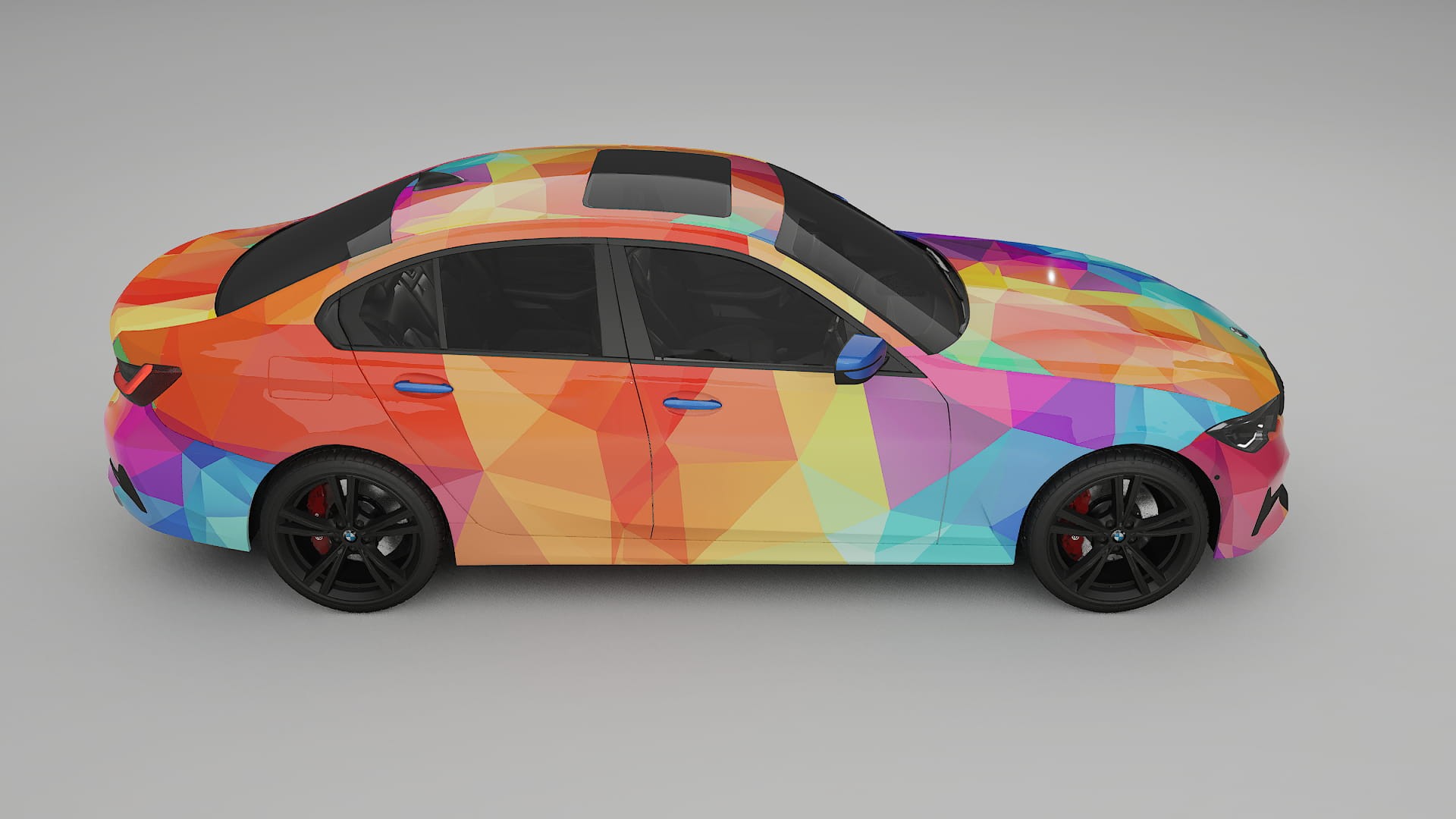 BMW 3 G20 prefacelift pre-LCI VECTOR VIBE – Kit Wrap PPF Personalizzato in Pellicola Poliuretanica Stampabile