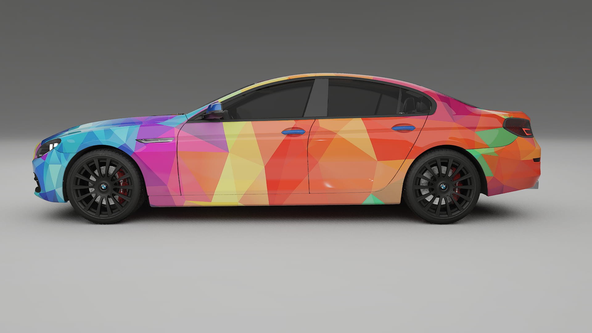 BMW 6 F06 VECTOR VIBE – Kit Wrap PPF Personalizzato in Pellicola Poliuretanica Stampabile