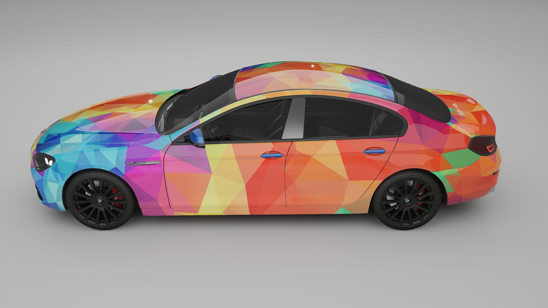 BMW 6 F06 VECTOR VIBE – Kit Wrap PPF Personalizzato in Pellicola Poliuretanica Stampabile