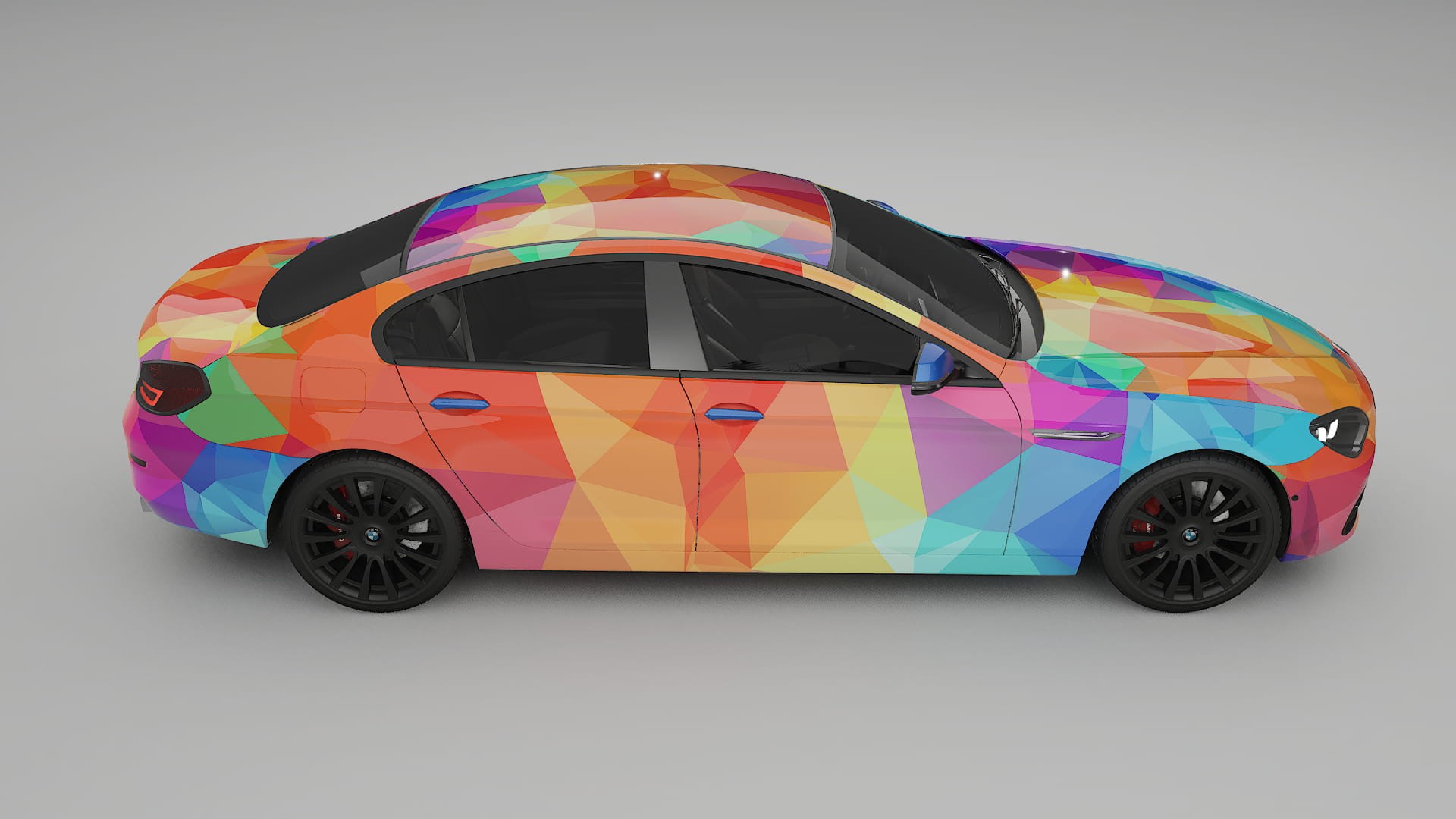 BMW 6 F06 VECTOR VIBE – Kit Wrap PPF Personalizzato in Pellicola Poliuretanica Stampabile