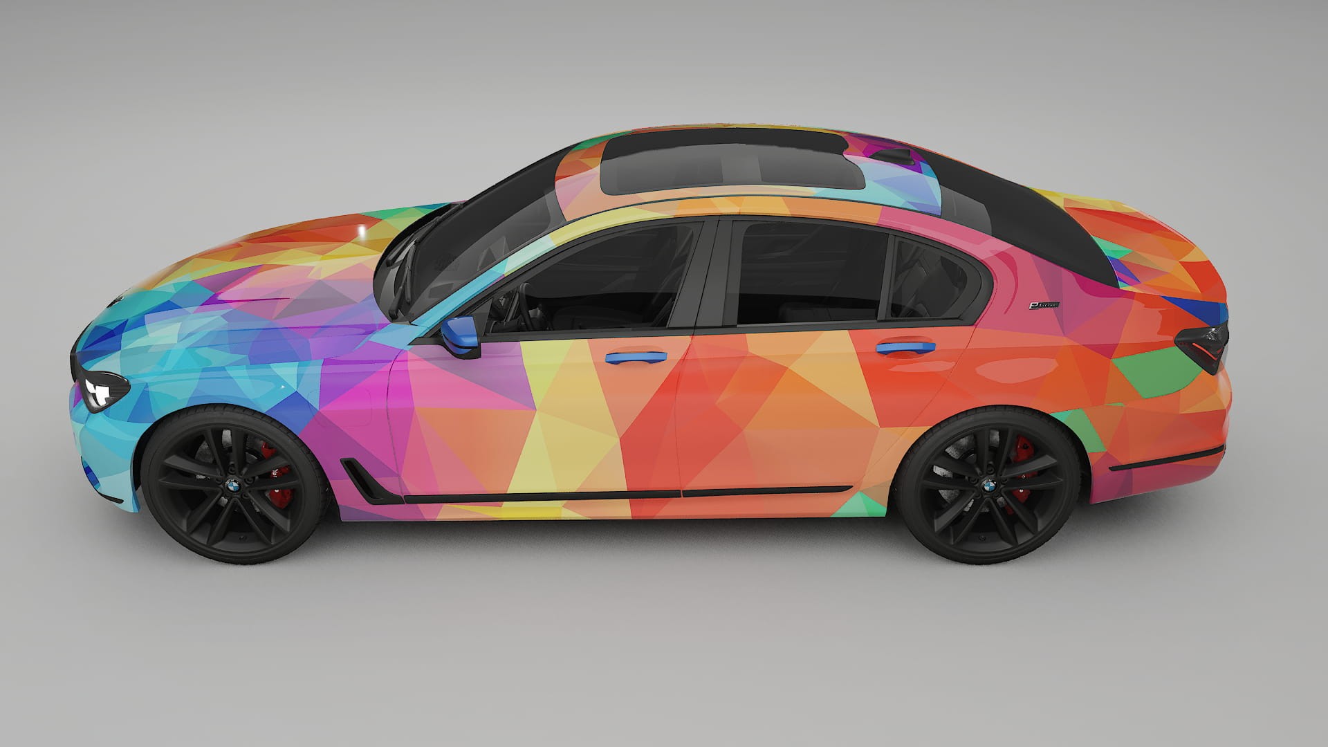 BMW 7 G11 G12 facelift LCI VECTOR VIBE – Kit Wrap PPF Personalizzato in Pellicola Poliuretanica Stampabile