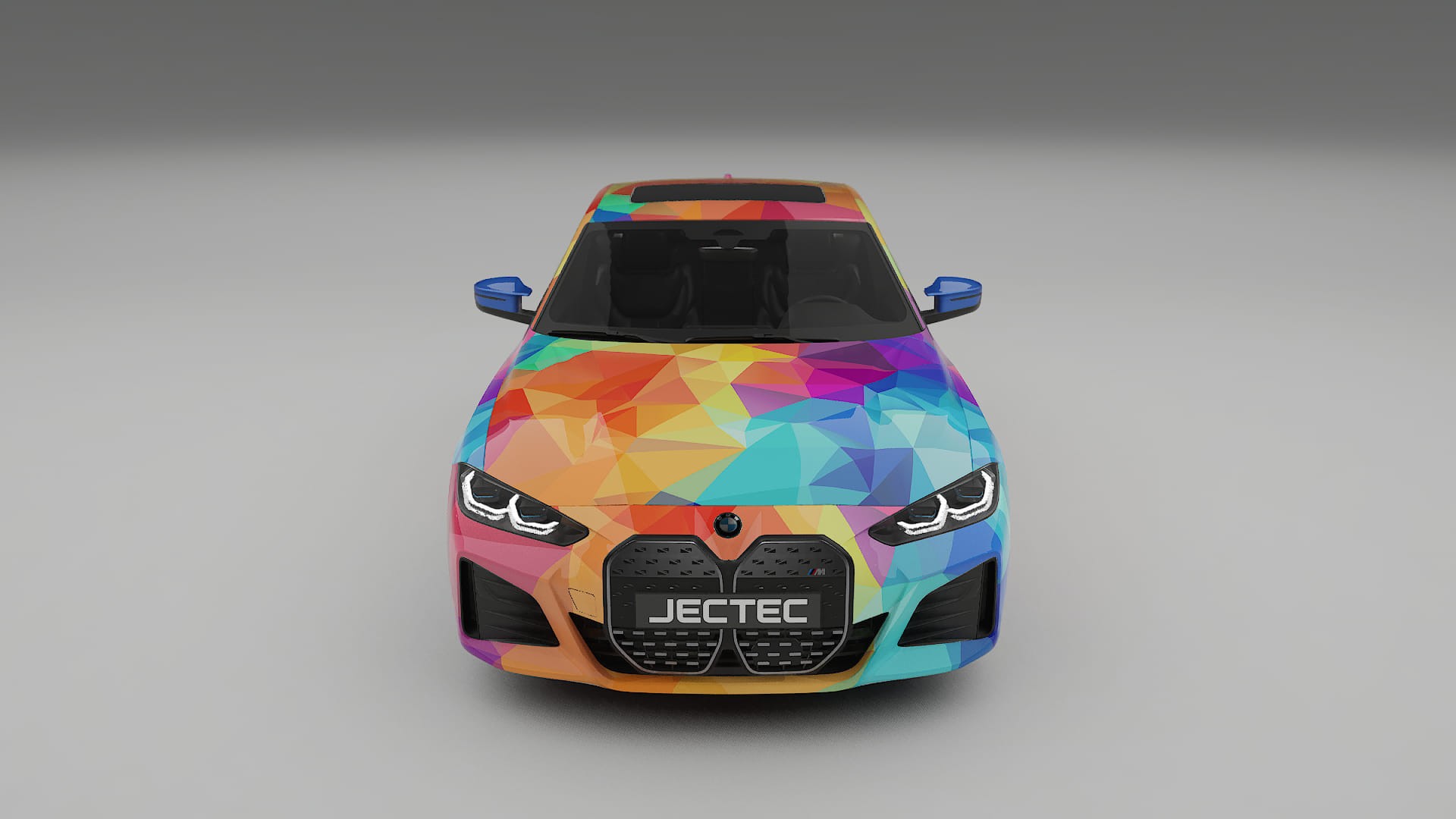 BMW I4 G26 M-Package VECTOR VIBE – Kit Wrap PPF Personalizzato in Pellicola Poliuretanica Stampabile