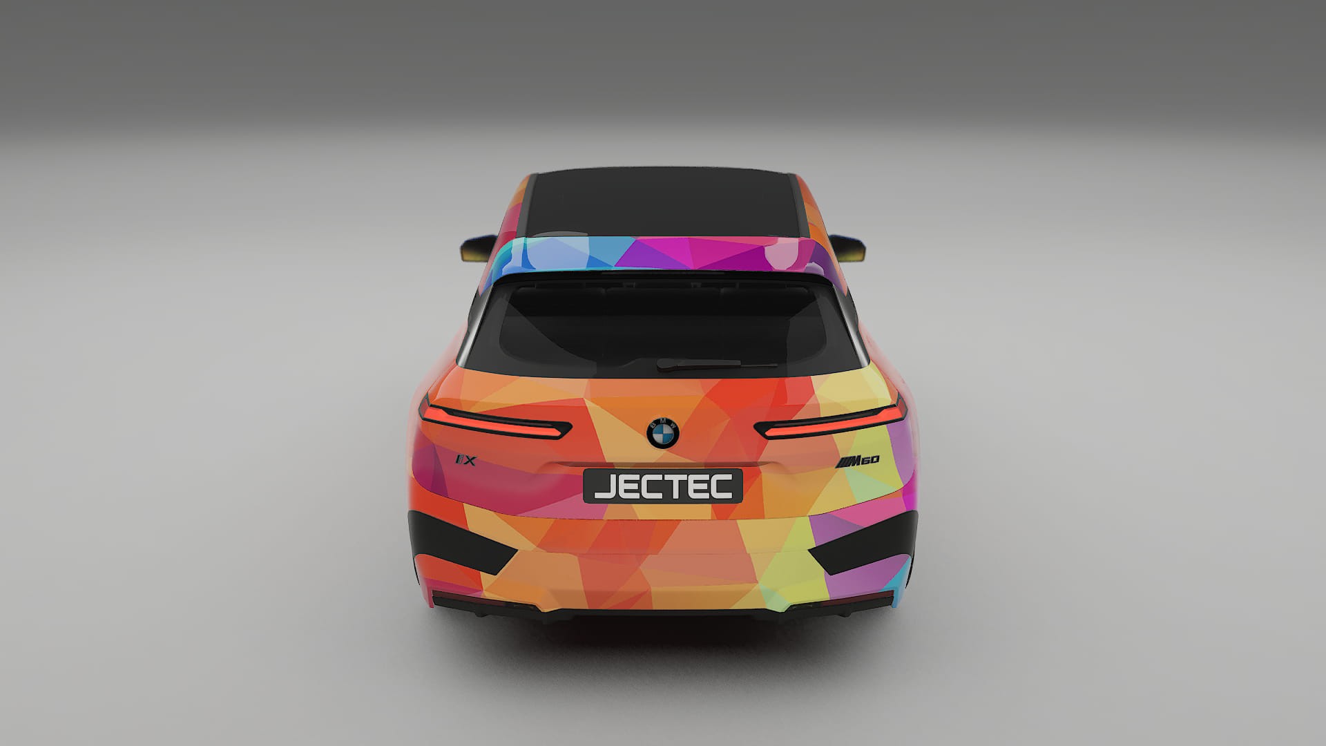 BMW iX M60 VECTOR VIBE – Kit Wrap PPF Personalizzato in Pellicola Poliuretanica Stampabile