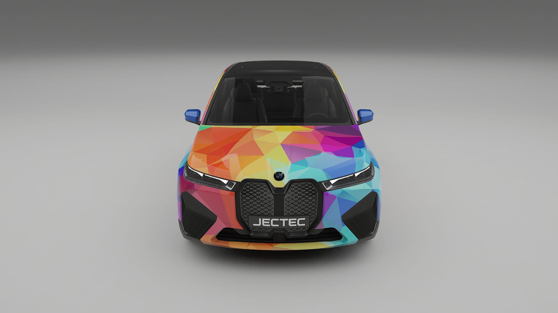 BMW iX M60 VECTOR VIBE – Kit Wrap PPF Personalizzato in Pellicola Poliuretanica Stampabile