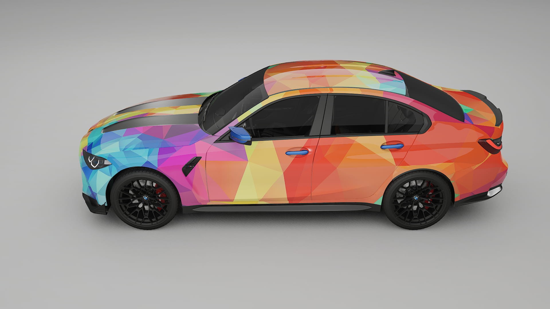 BMW M3 G80 Competition CS VECTOR VIBE – Kit Wrap PPF Personalizzato in Pellicola Poliuretanica Stampabile