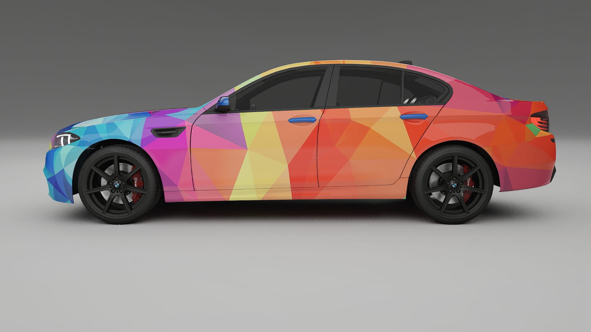 BMW M5 F10 VECTOR VIBE – Kit Wrap PPF Personalizzato in Pellicola Poliuretanica Stampabile
