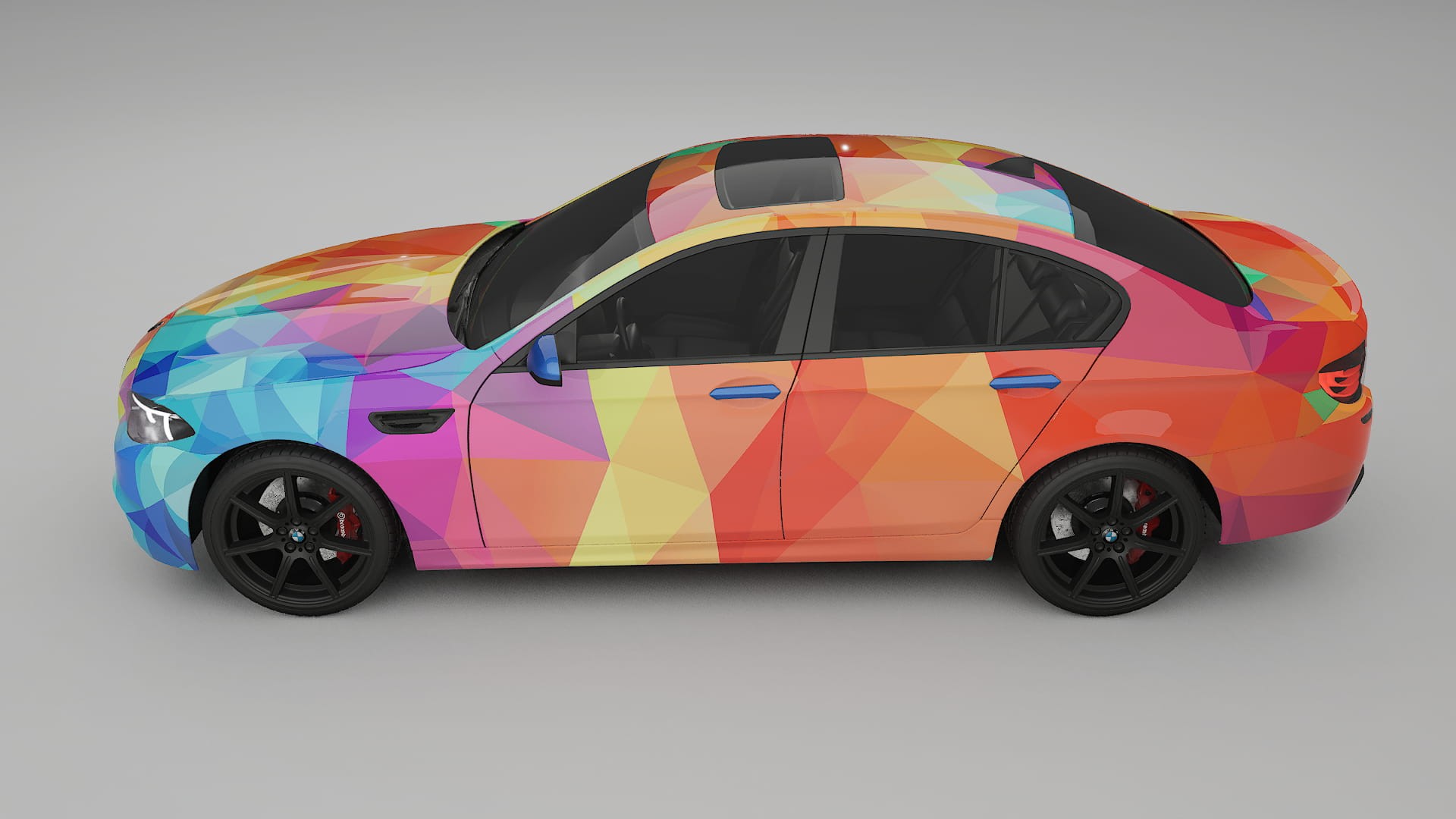 BMW M5 F10 VECTOR VIBE – Kit Wrap PPF Personalizzato in Pellicola Poliuretanica Stampabile