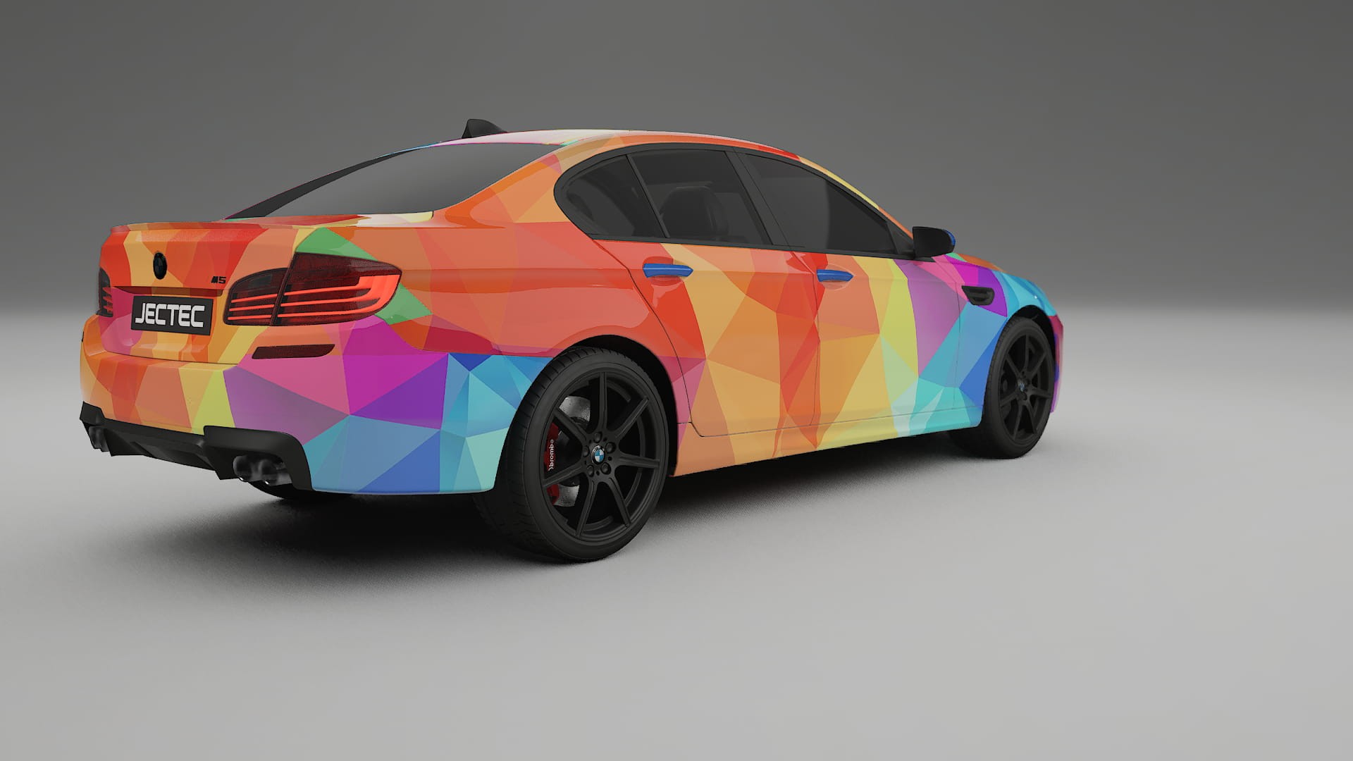 BMW M5 F10 VECTOR VIBE – Kit Wrap PPF Personalizzato in Pellicola Poliuretanica Stampabile