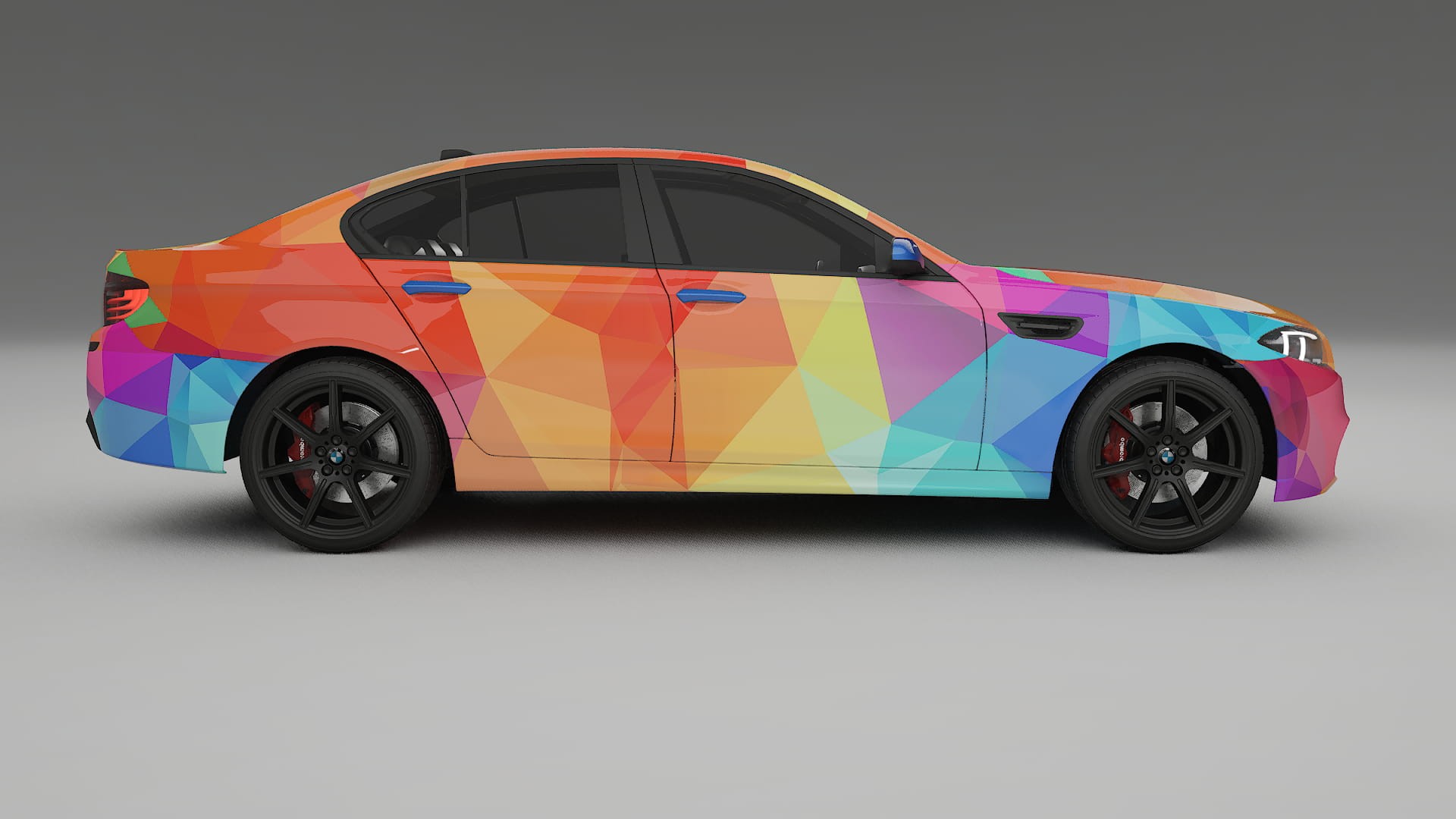 BMW M5 F10 VECTOR VIBE – Kit Wrap PPF Personalizzato in Pellicola Poliuretanica Stampabile