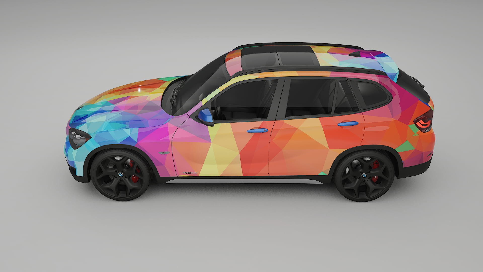BMW X1 E84 VECTOR VIBE – Kit Wrap PPF Personalizzato in Pellicola Poliuretanica Stampabile