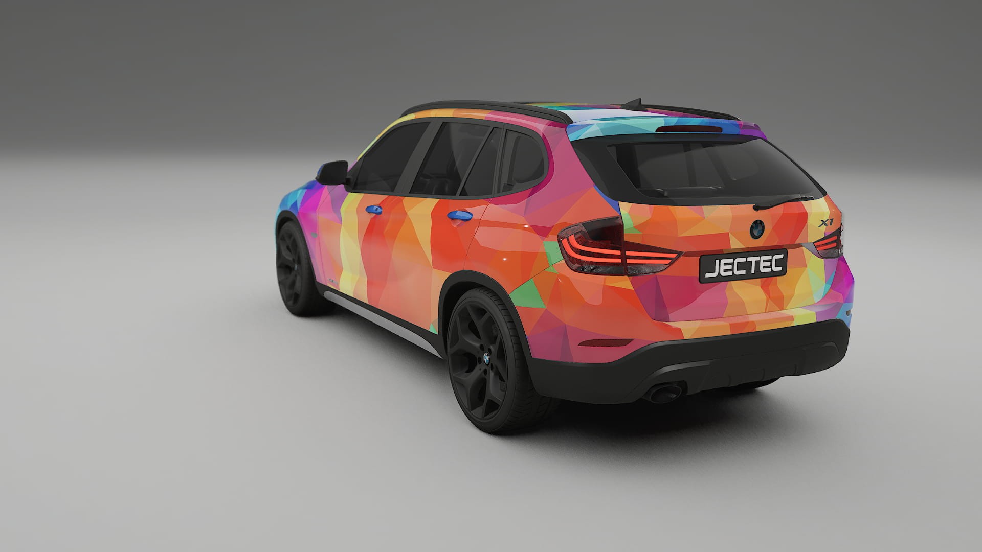 BMW X1 E84 VECTOR VIBE – Kit Wrap PPF Personalizzato in Pellicola Poliuretanica Stampabile