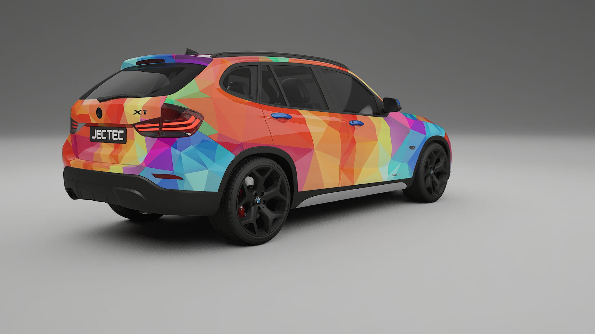 BMW X1 E84 VECTOR VIBE – Kit Wrap PPF Personalizzato in Pellicola Poliuretanica Stampabile