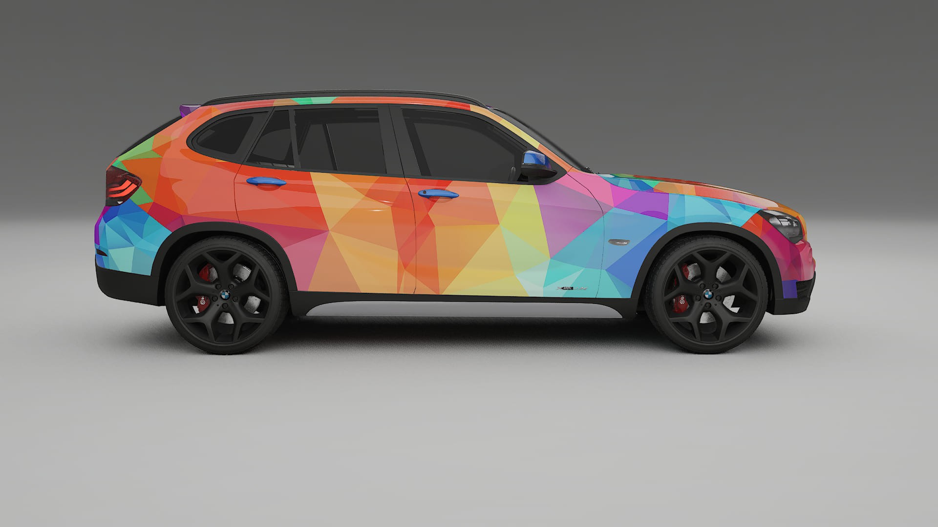 BMW X1 E84 VECTOR VIBE – Kit Wrap PPF Personalizzato in Pellicola Poliuretanica Stampabile