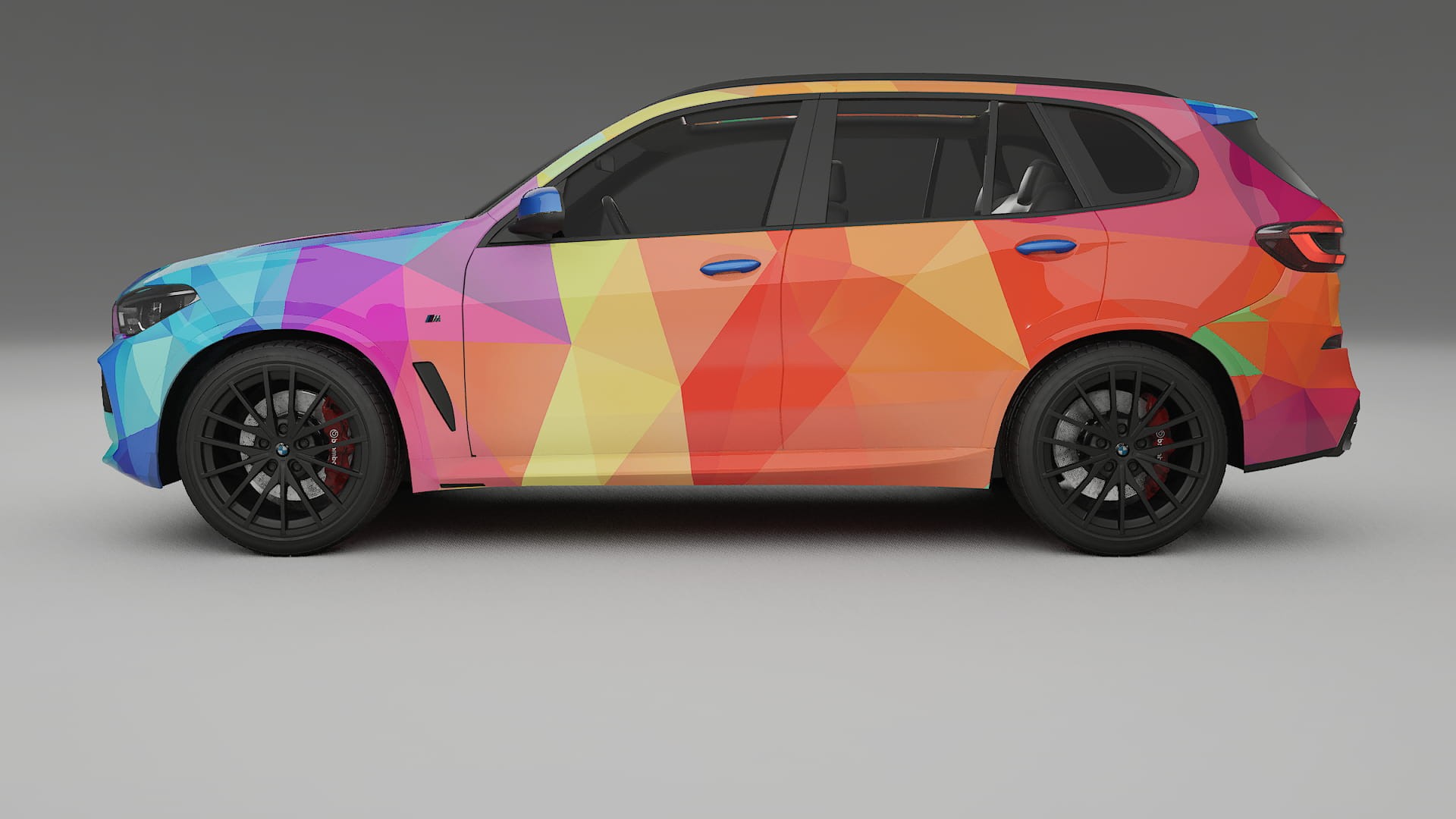 BMW X5 G05 M-Sport VECTOR VIBE – Kit Wrap PPF Personalizzato in Pellicola Poliuretanica Stampabile