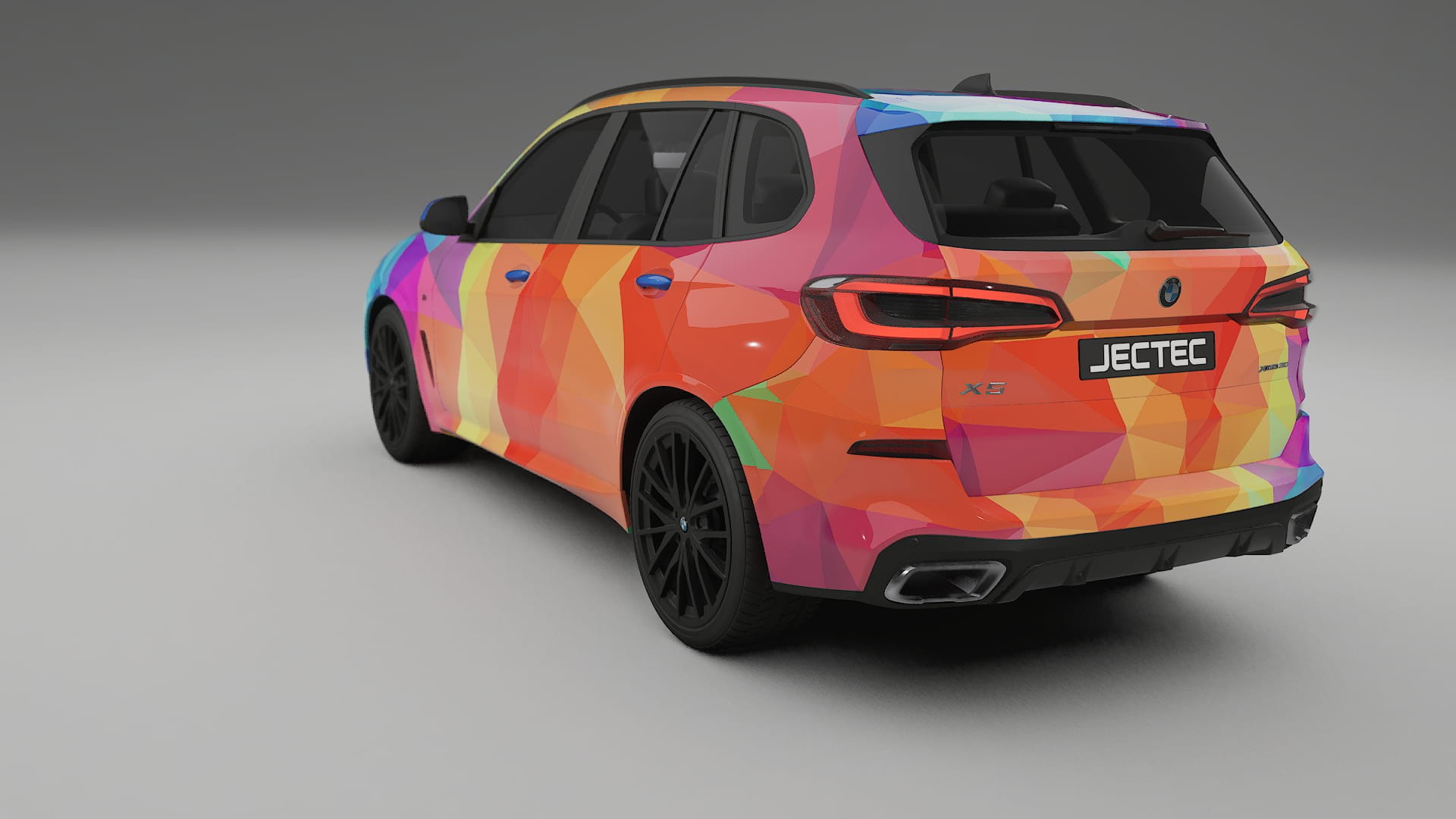 BMW X5 G05 M-Sport VECTOR VIBE – Kit Wrap PPF Personalizzato in Pellicola Poliuretanica Stampabile