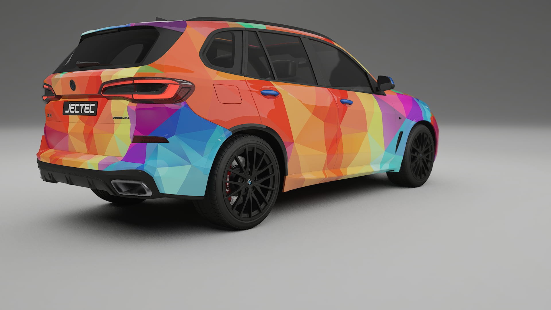 BMW X5 G05 M-Sport VECTOR VIBE – Kit Wrap PPF Personalizzato in Pellicola Poliuretanica Stampabile