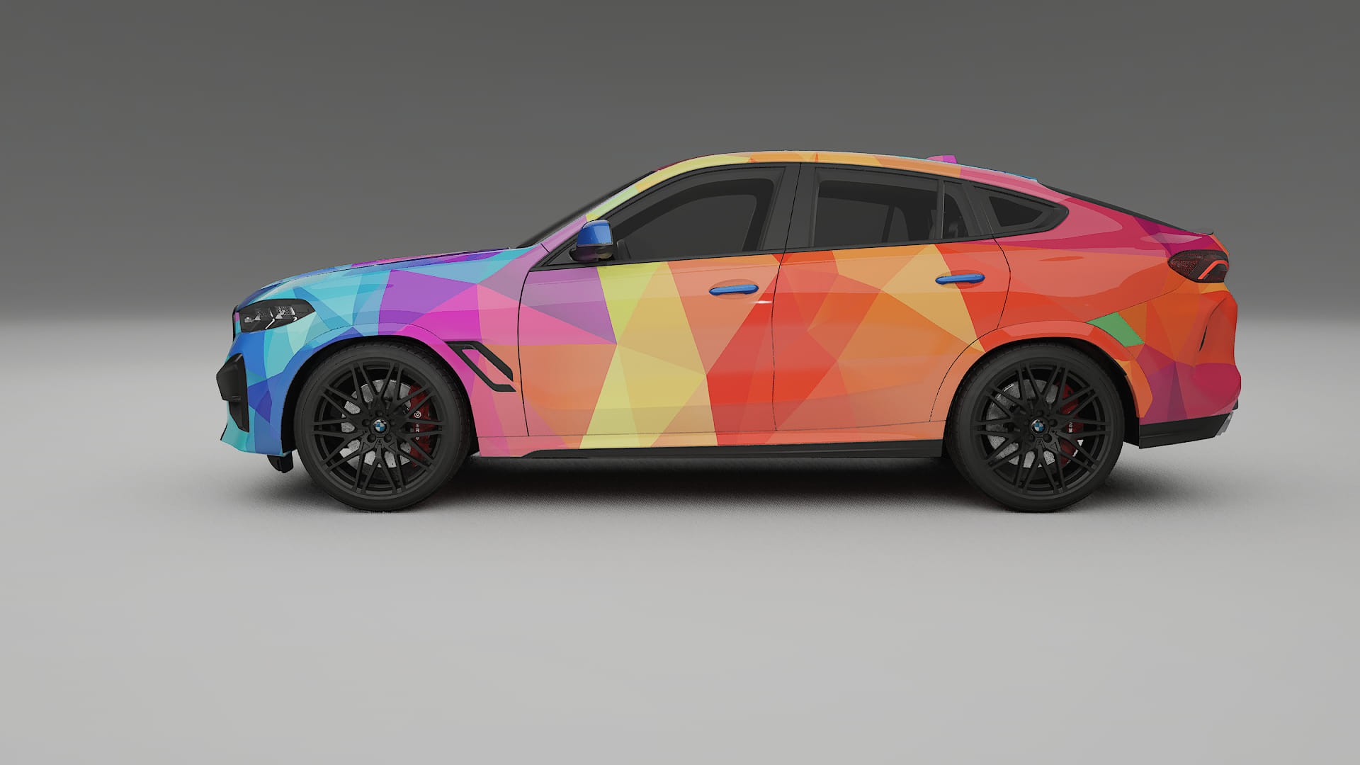 BMW X6 F96 Competition VECTOR VIBE – Kit Wrap PPF Personalizzato in Pellicola Poliuretanica Stampabile