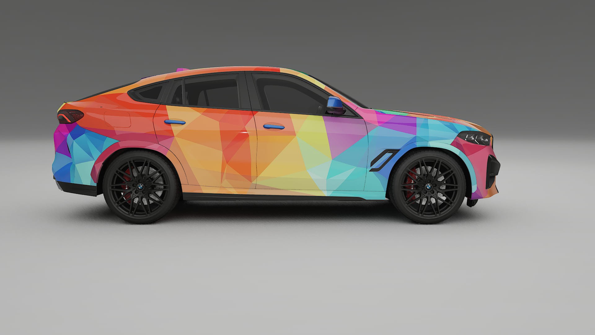 BMW X6 F96 Competition VECTOR VIBE – Kit Wrap PPF Personalizzato in Pellicola Poliuretanica Stampabile