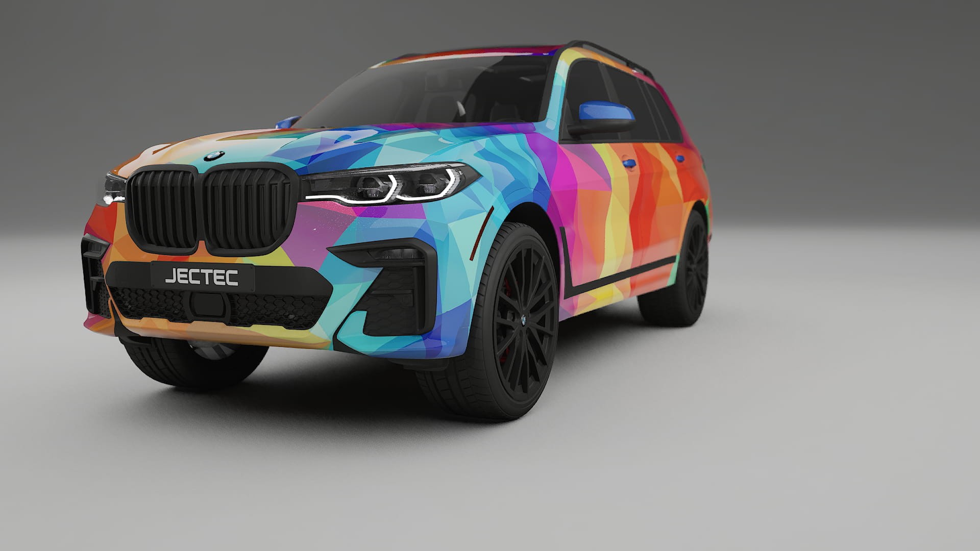 BMW X7 M G07 VECTOR VIBE – Kit Wrap PPF Personalizzato in Pellicola Poliuretanica Stampabile