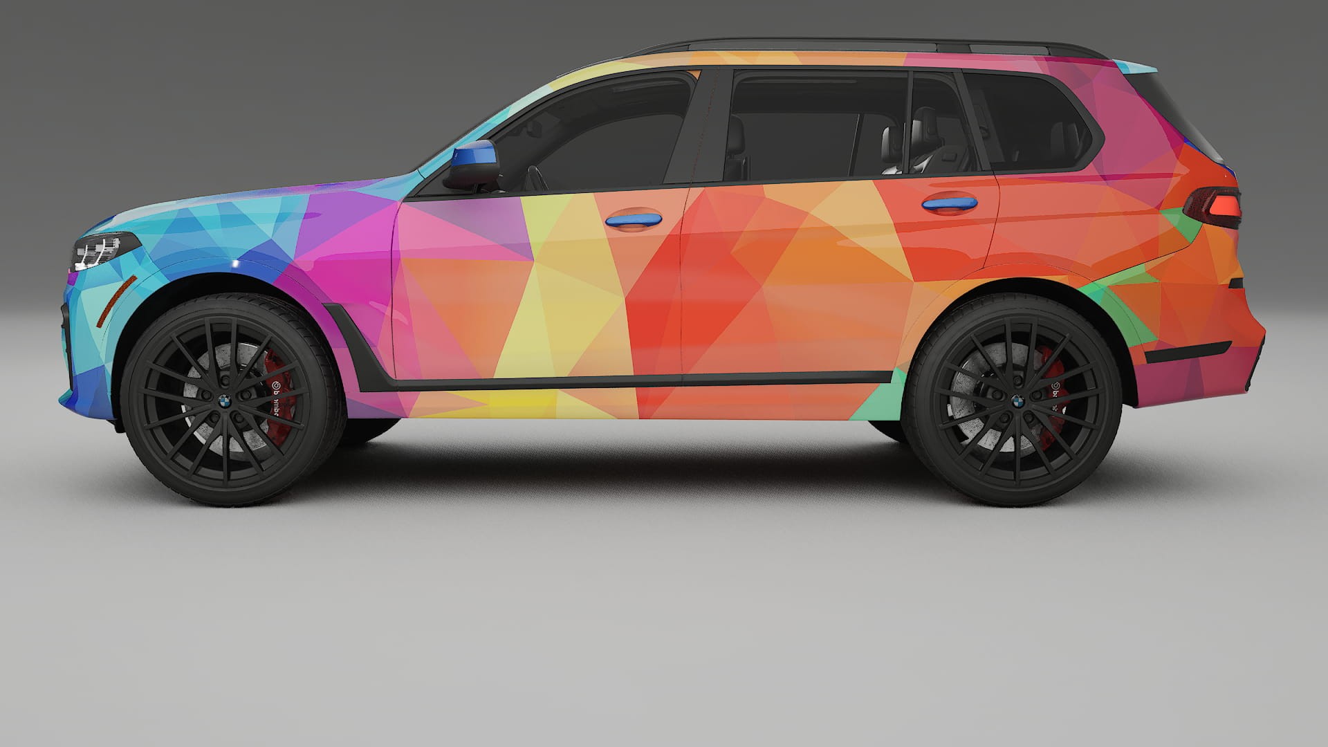 BMW X7 M G07 VECTOR VIBE – Kit Wrap PPF Personalizzato in Pellicola Poliuretanica Stampabile