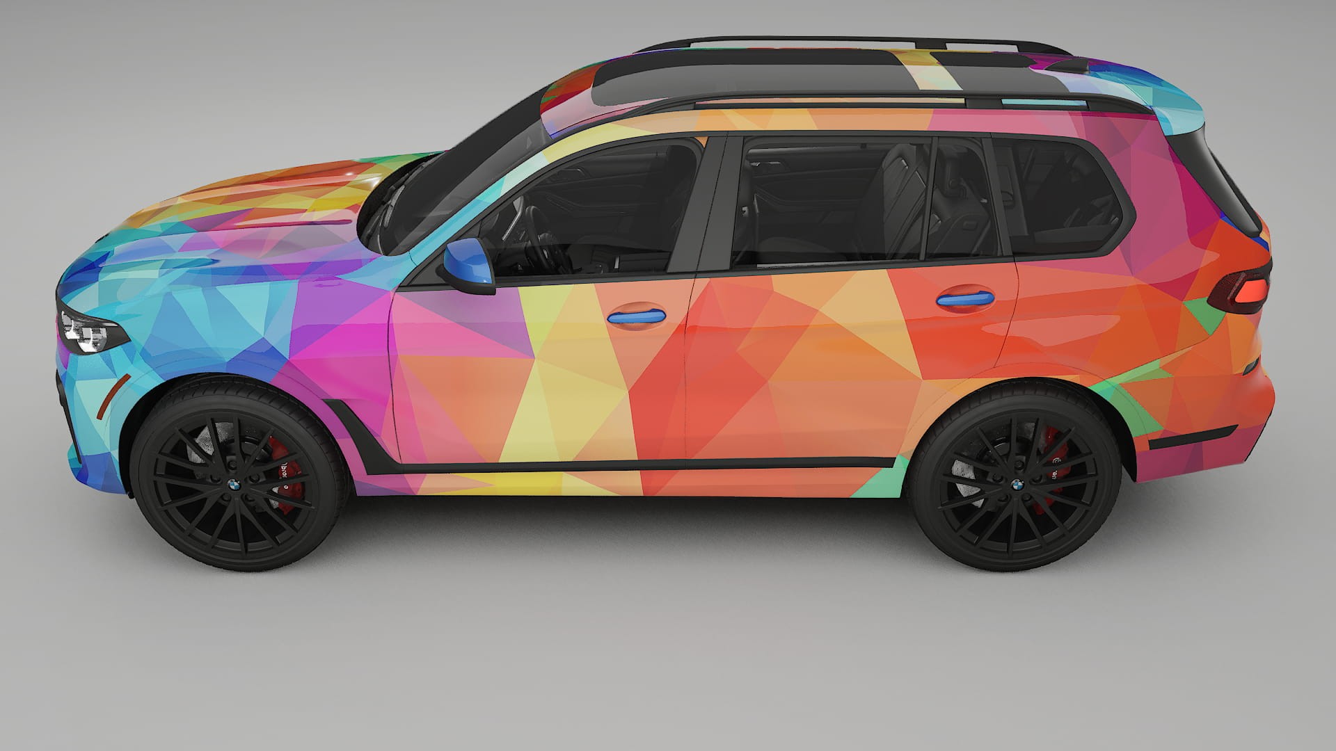 BMW X7 M G07 VECTOR VIBE – Kit Wrap PPF Personalizzato in Pellicola Poliuretanica Stampabile