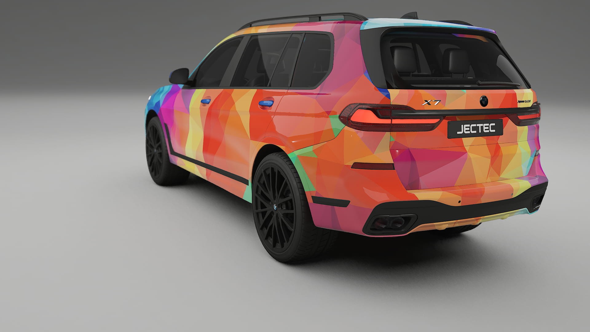 BMW X7 M G07 VECTOR VIBE – Kit Wrap PPF Personalizzato in Pellicola Poliuretanica Stampabile