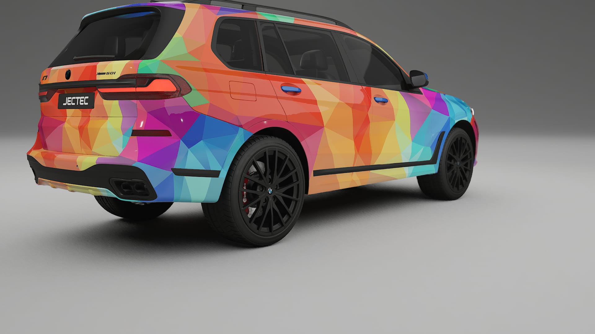 BMW X7 M G07 VECTOR VIBE – Kit Wrap PPF Personalizzato in Pellicola Poliuretanica Stampabile