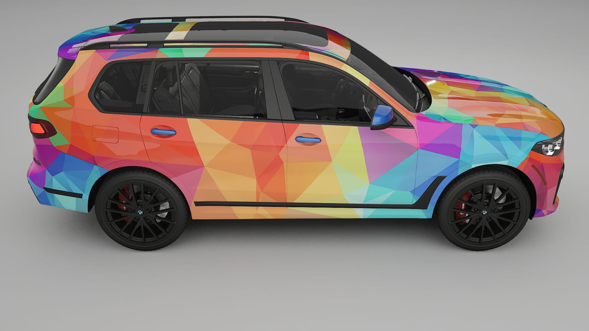 BMW X7 M G07 VECTOR VIBE – Kit Wrap PPF Personalizzato in Pellicola Poliuretanica Stampabile