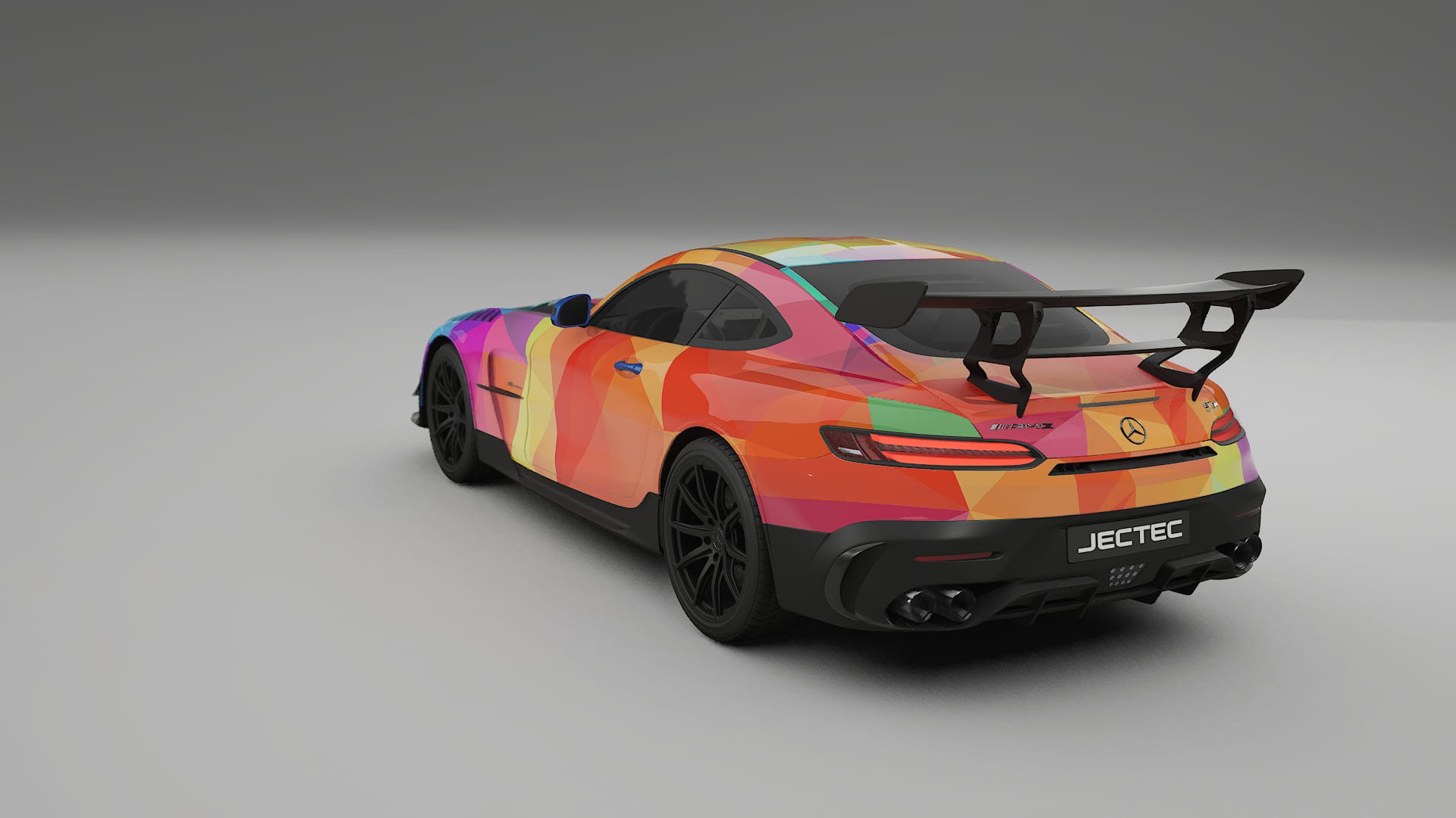 Mercedes AMG GT Black Series C192 Coupe VECTOR VIBE – Kit Wrap PPF Personalizzato in Pellicola Poliuretanica Stampabile
