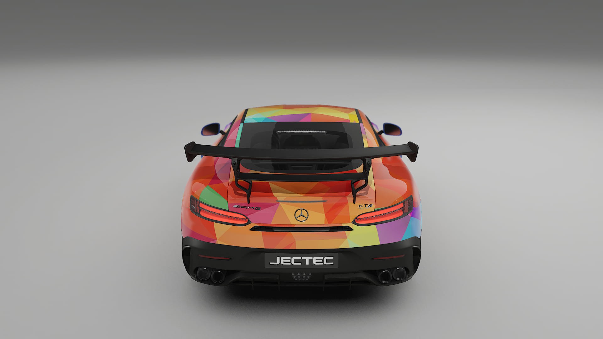 Mercedes AMG GT Black Series C192 Coupe VECTOR VIBE – Kit Wrap PPF Personalizzato in Pellicola Poliuretanica Stampabile