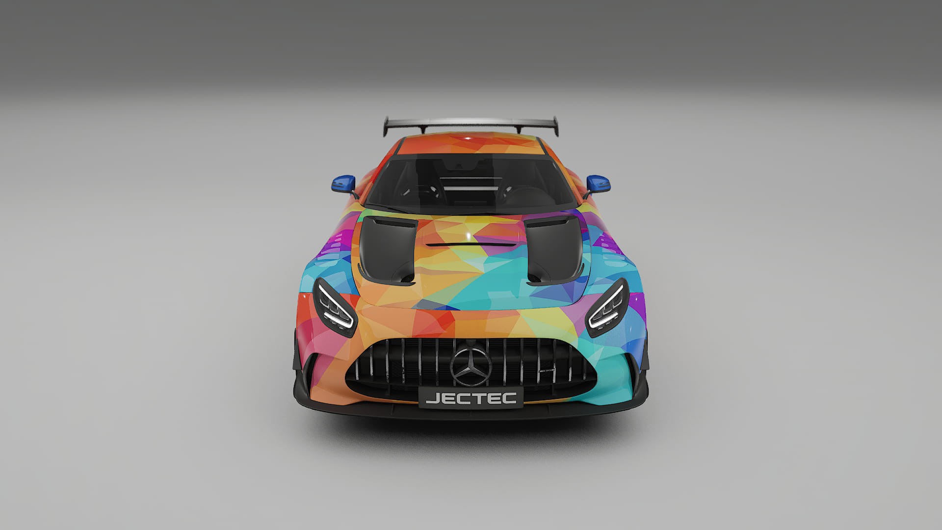 Mercedes AMG GT Black Series C192 Coupe VECTOR VIBE – Kit Wrap PPF Personalizzato in Pellicola Poliuretanica Stampabile