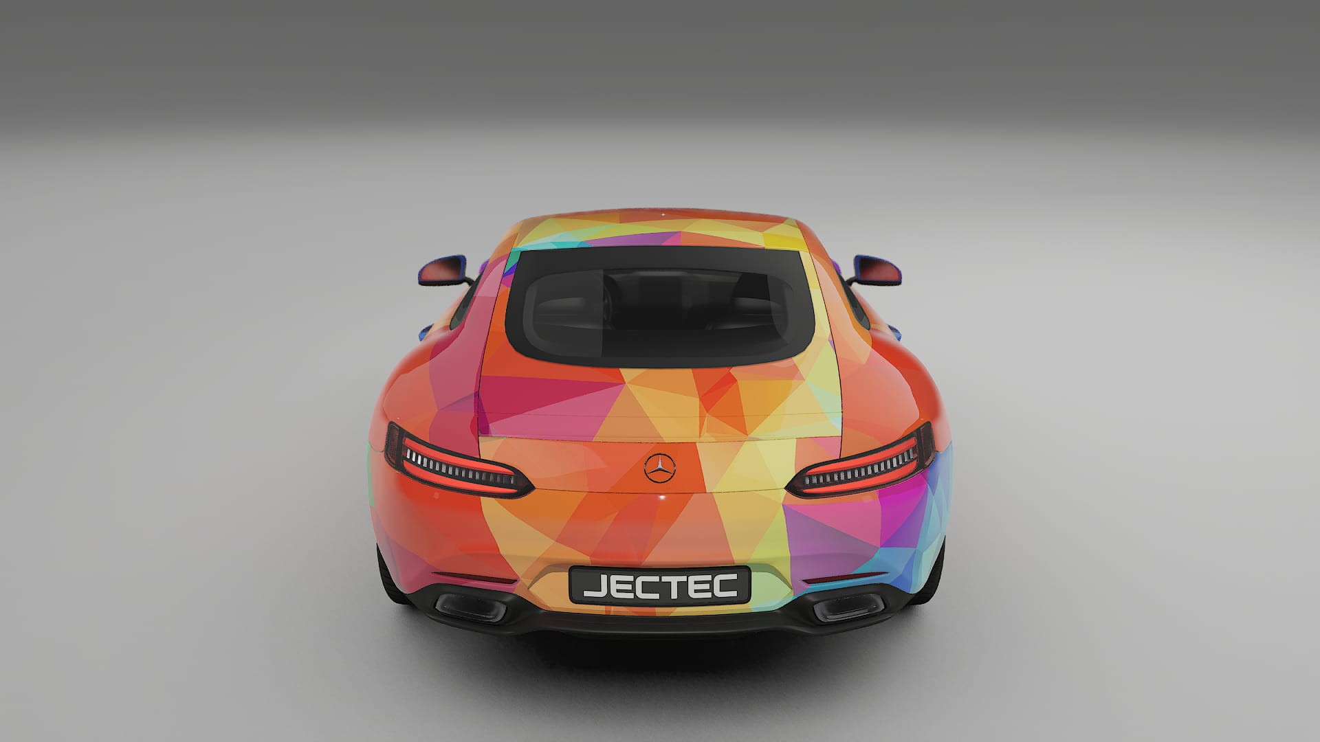 Mercedes AMG GT C190 Coupe VECTOR VIBE – Kit Wrap PPF Personalizzato in Pellicola Poliuretanica Stampabile