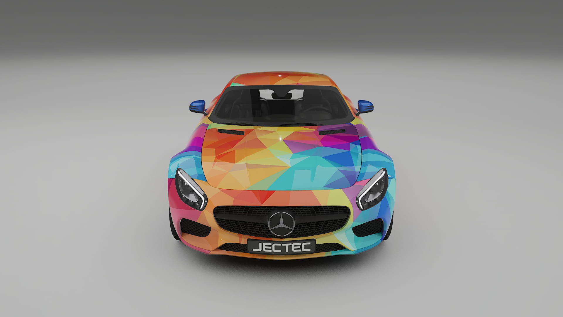 Mercedes AMG GT C190 Coupe VECTOR VIBE – Kit Wrap PPF Personalizzato in Pellicola Poliuretanica Stampabile