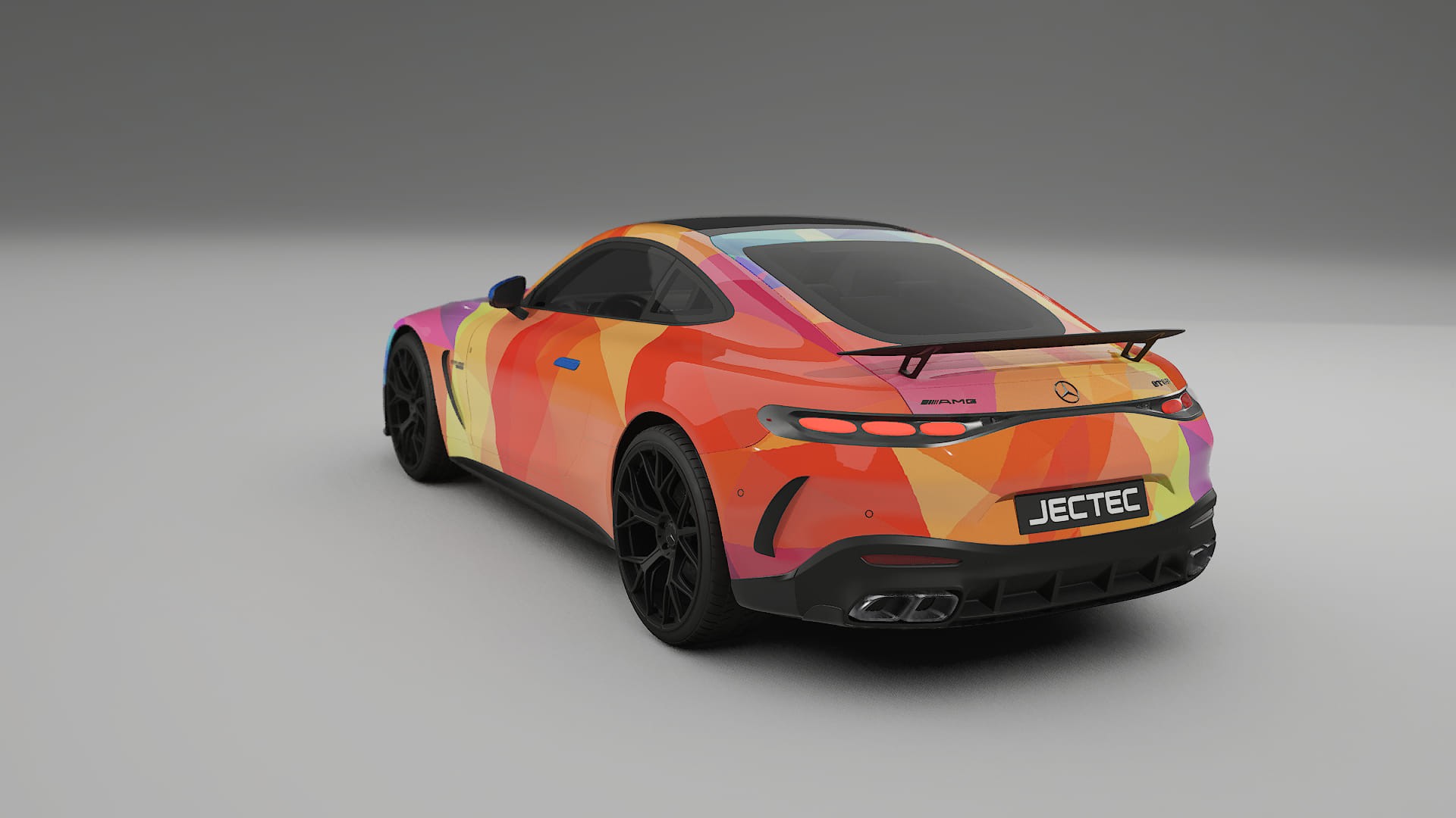 Mercedes AMG GT Coupe C192 VECTOR VIBE – Kit Wrap PPF Personalizzato in Pellicola Poliuretanica Stampabile