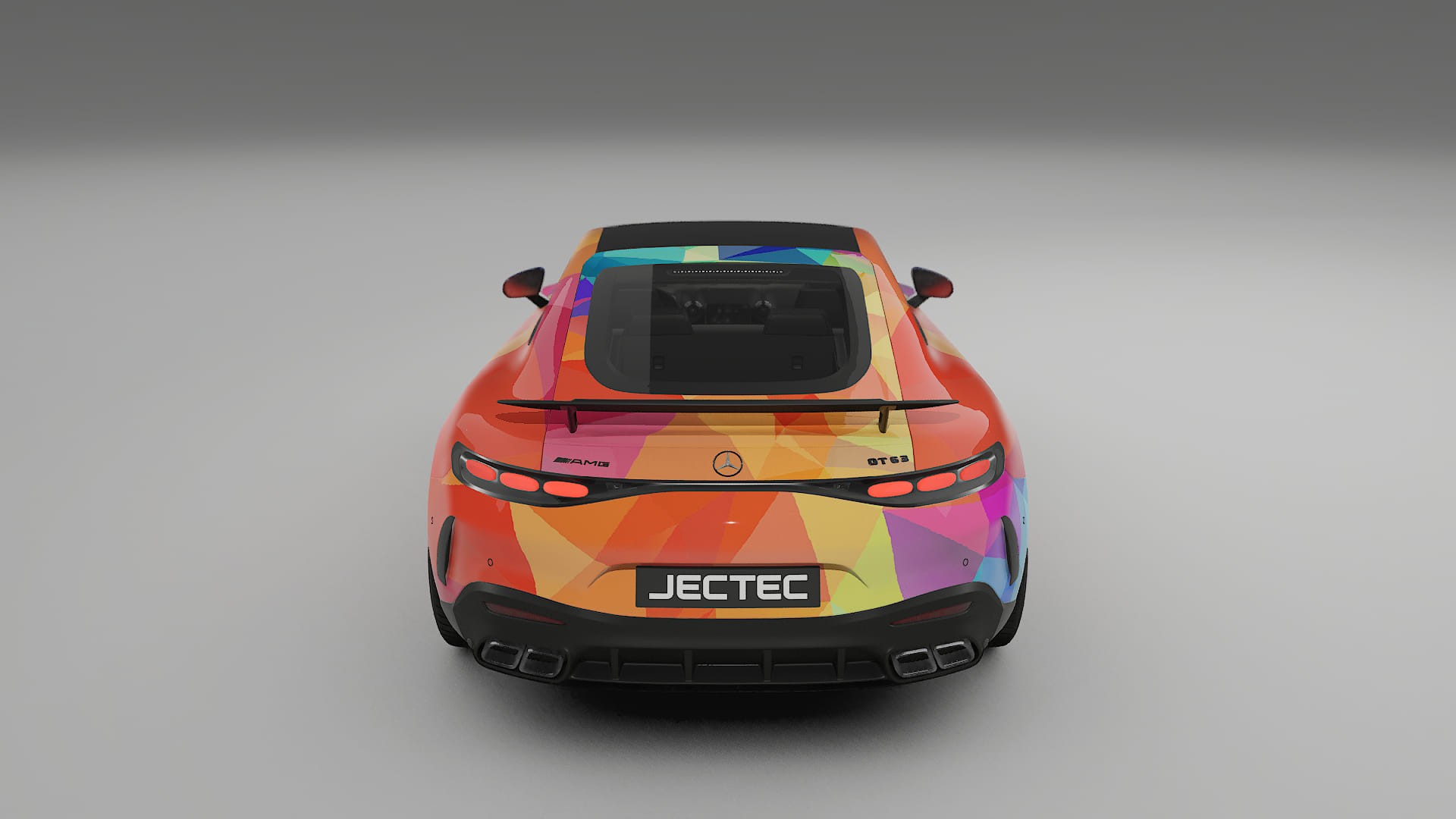 Mercedes AMG GT Coupe C192 VECTOR VIBE – Kit Wrap PPF Personalizzato in Pellicola Poliuretanica Stampabile