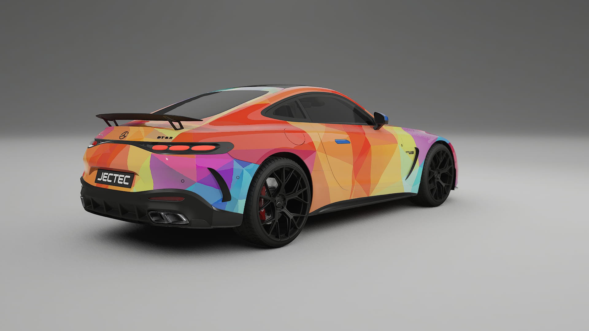 Mercedes AMG GT Coupe C192 VECTOR VIBE – Kit Wrap PPF Personalizzato in Pellicola Poliuretanica Stampabile
