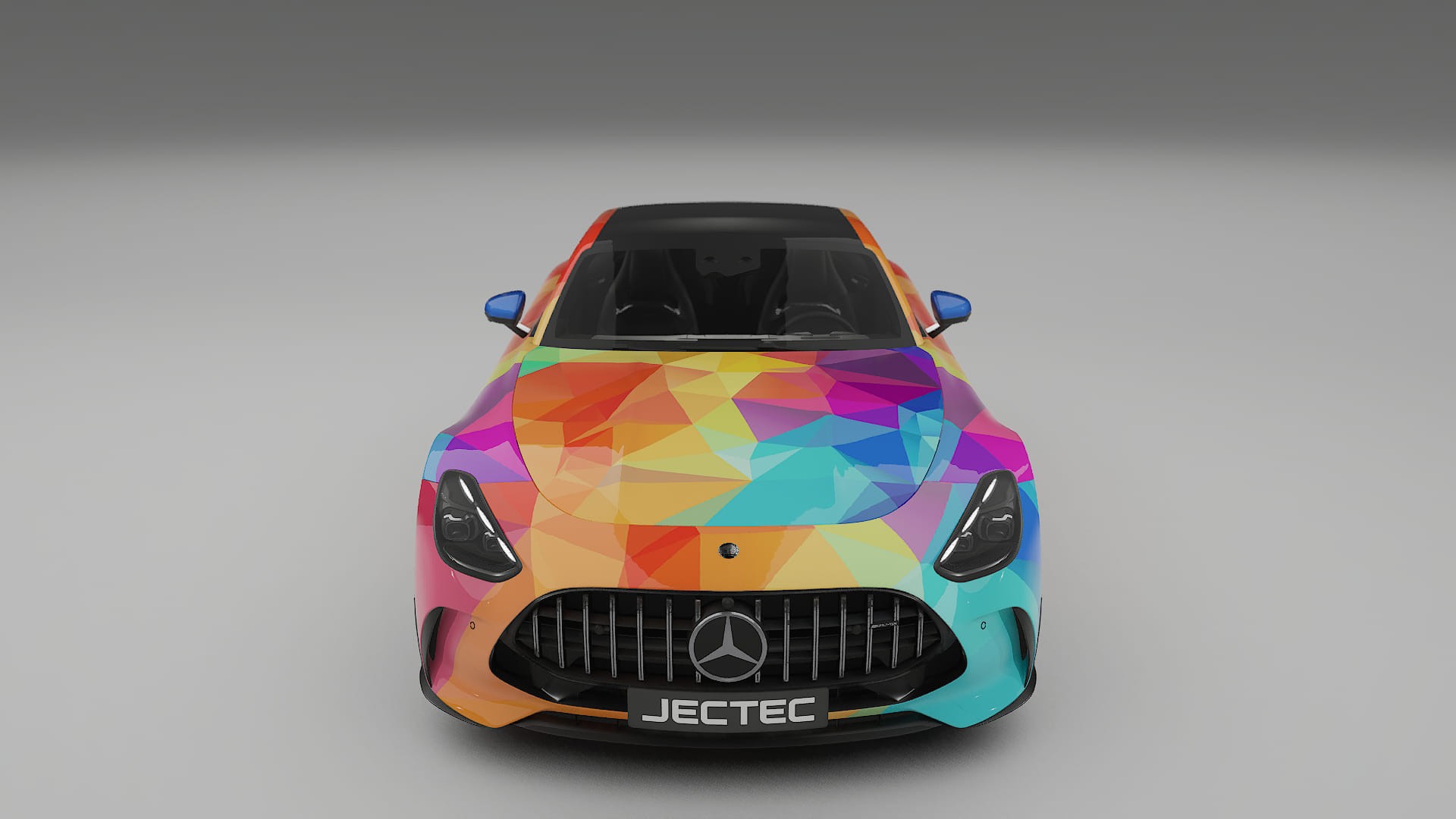 Mercedes AMG GT Coupe C192 VECTOR VIBE – Kit Wrap PPF Personalizzato in Pellicola Poliuretanica Stampabile