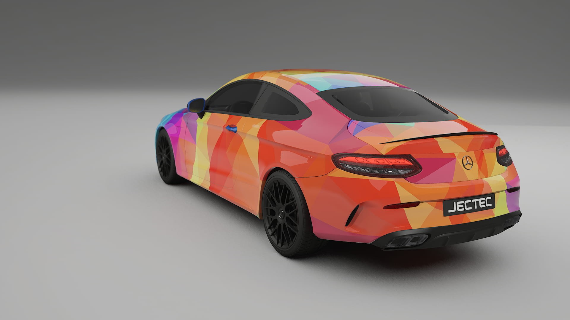 Mercedes C63 AMG W205 Coupe VECTOR VIBE – Kit Wrap PPF Personalizzato in Pellicola Poliuretanica Stampabile