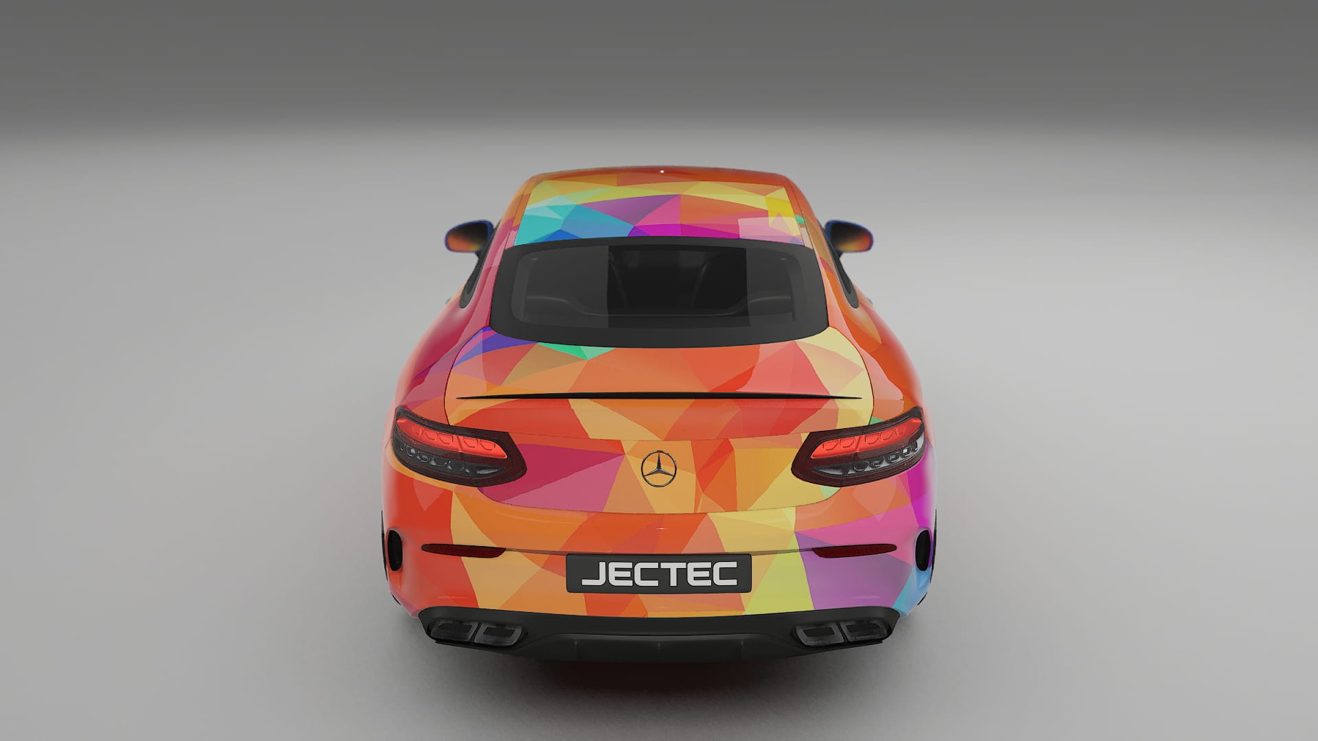 Mercedes C63 AMG W205 Coupe VECTOR VIBE – Kit Wrap PPF Personalizzato in Pellicola Poliuretanica Stampabile