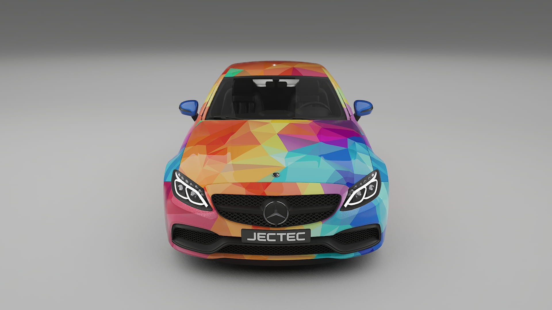Mercedes C63 AMG W205 Coupe VECTOR VIBE – Kit Wrap PPF Personalizzato in Pellicola Poliuretanica Stampabile