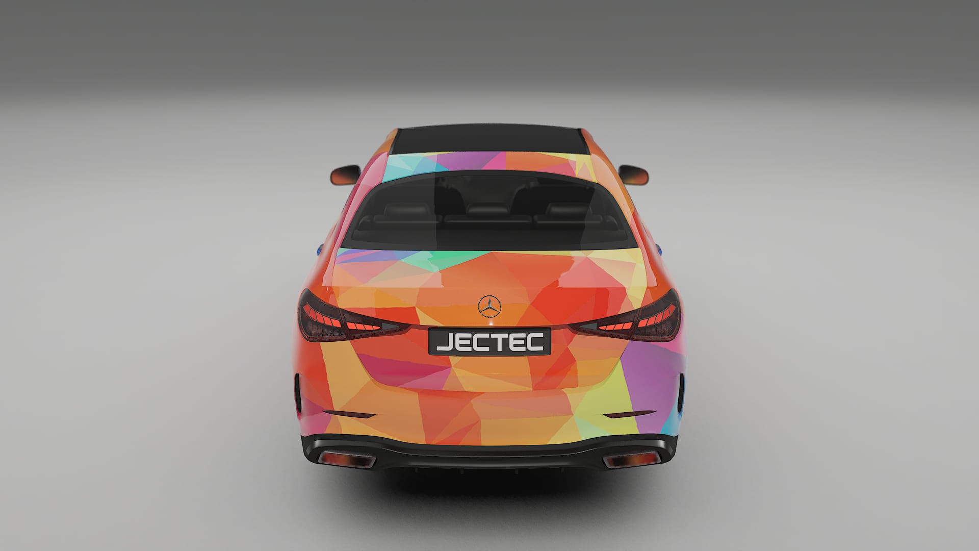 Mercedes C-class W206 VECTOR VIBE – Kit Wrap PPF Personalizzato in Pellicola Poliuretanica Stampabile