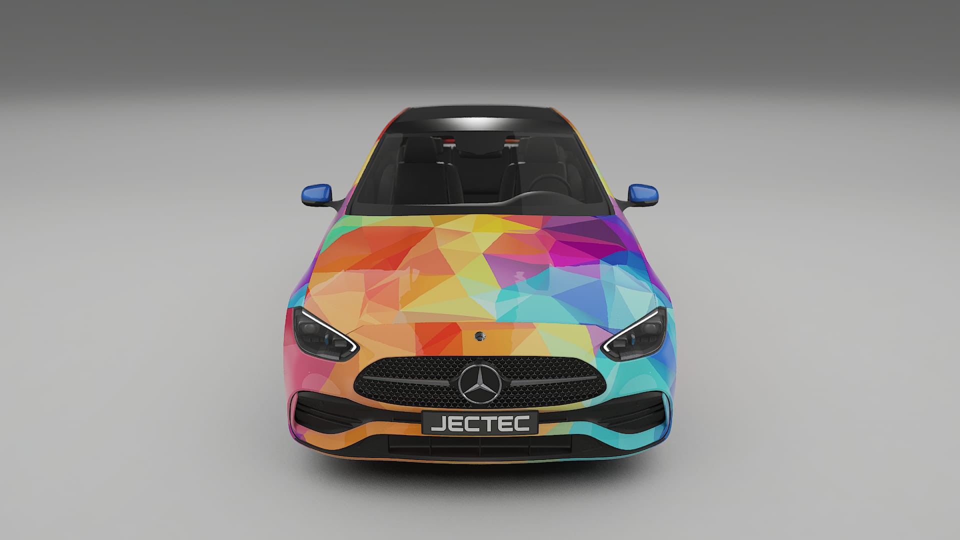 Mercedes C-class W206 VECTOR VIBE – Kit Wrap PPF Personalizzato in Pellicola Poliuretanica Stampabile