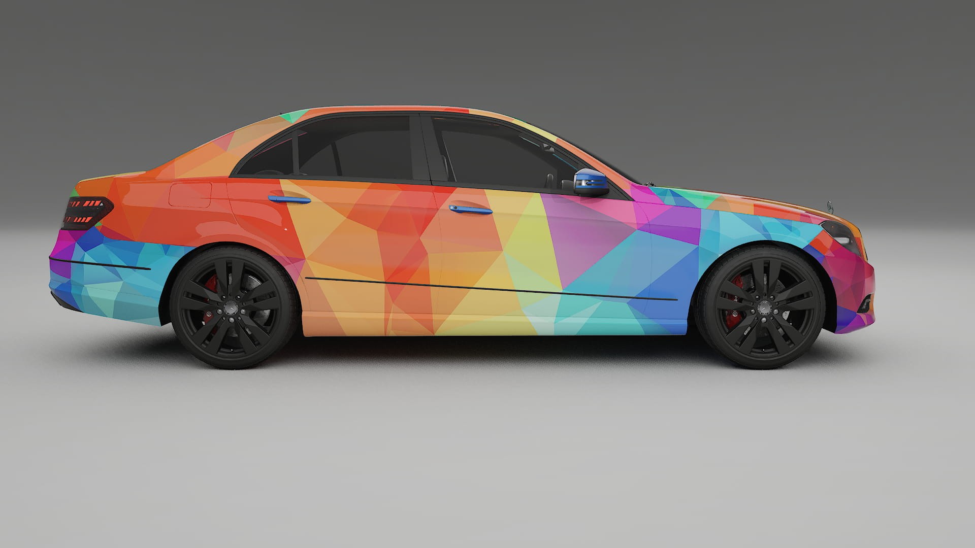 Mercedes E-class Sedan W212 Prefacelift pre-LCI VECTOR WIBE Designed Wrap PPF Kit – Printable Polyurethane Film
